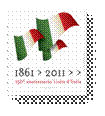 Il logo delle celebrazioni per i 150 anni dell'Unità d'Italia